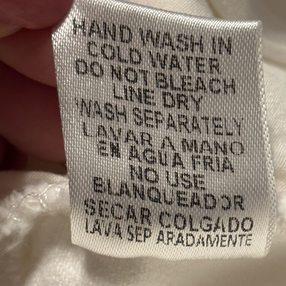 La Miel Solid White Distressed Frayed Hem High Waist Stretch Denim Shorts XL - Picture 8 of 13